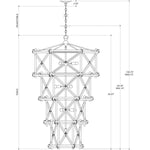 Kingali 10 Light 34" Wide Wrought Iron Chandelier