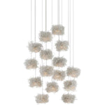 Birds Nest 15 Light 21" Wide Abstract Multi Light Pendant