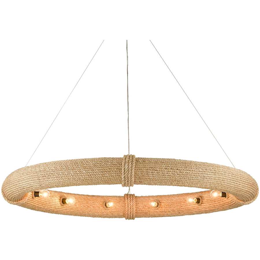 Portmeirion 12 Light 50" Wide Wrought Iron Ring Chandelier