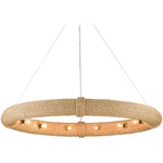 Portmeirion 12 Light 50" Wide Wrought Iron Ring Chandelier