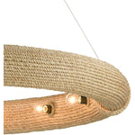 Portmeirion 12 Light 50" Wide Wrought Iron Ring Chandelier