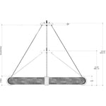 Portmeirion 12 Light 50" Wide Wrought Iron Ring Chandelier