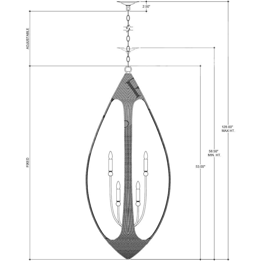 Menorca 8 Light 25" Wide Candle Style Chandelier
