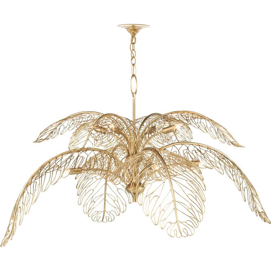 Taormina 8 Light 50" Wide Abstract Chandelier
