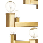 Andre 52 Light 40" Wide Wrought Iron Abstract Chandelier