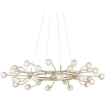30 Light 40" Wide Ring Chandelier