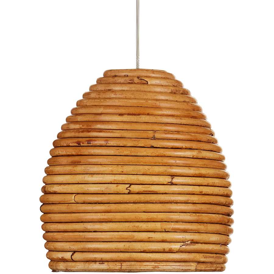 Beehive 15 Light 48" Wide Wood Linear Pendant