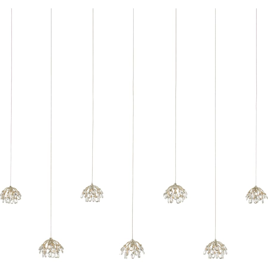 Crystal Bud 7 Light 58" Wide Linear Pendant