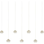 Crystal Bud 7 Light 58" Wide Linear Pendant
