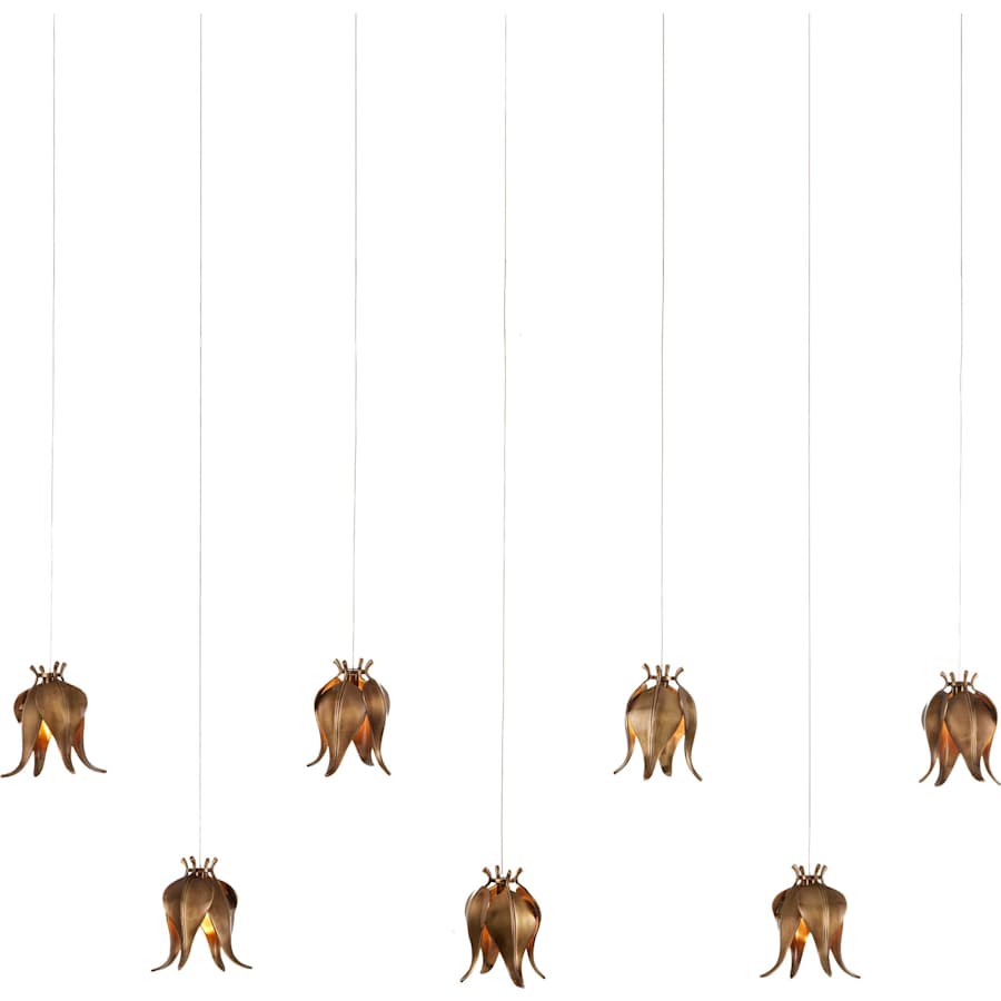 Iota 7 Light 57" Wide Linear Pendant