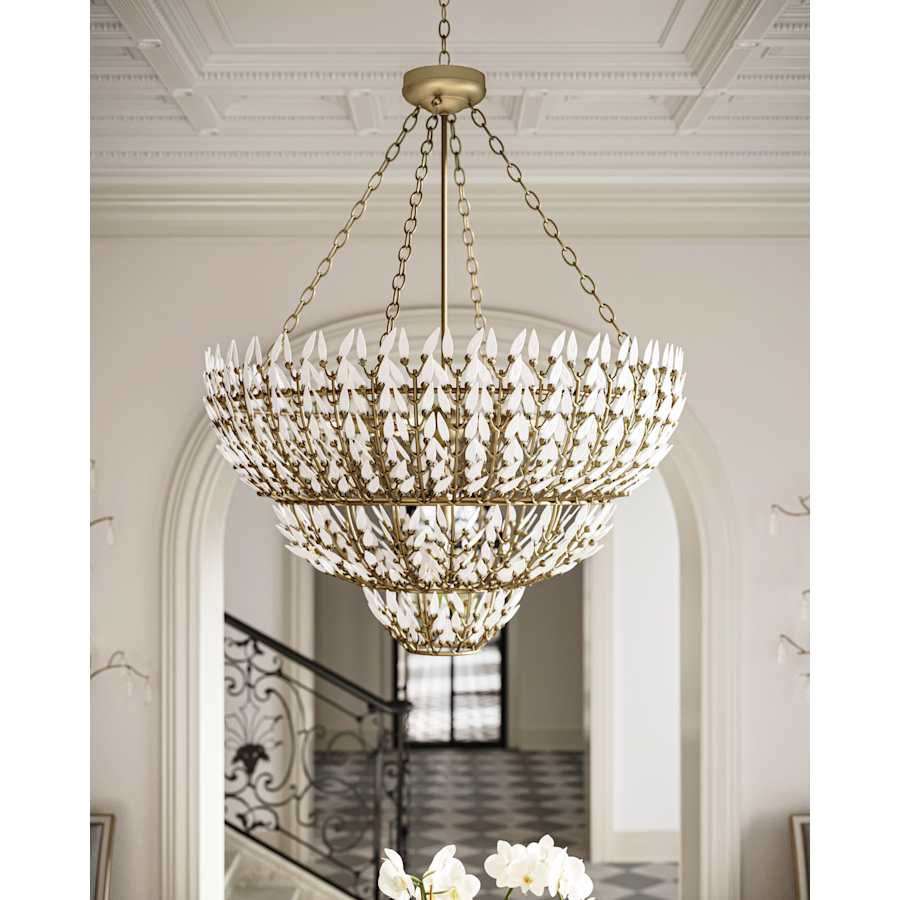 Magnum Opus 7 Light 35" Wide Waterfall Chandelier