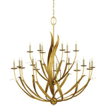Menefee 18 Light 50" Wide Taper Candle Style Chandelier