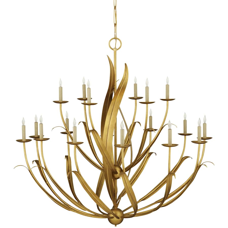 Menefee 18 Light 50" Wide Taper Candle Style Chandelier