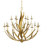 Menefee 18 Light 50" Wide Taper Candle Style Chandelier