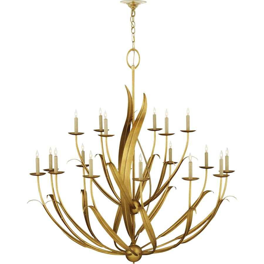 Menefee 18 Light 50" Wide Taper Candle Style Chandelier