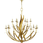 Menefee 18 Light 50" Wide Taper Candle Style Chandelier