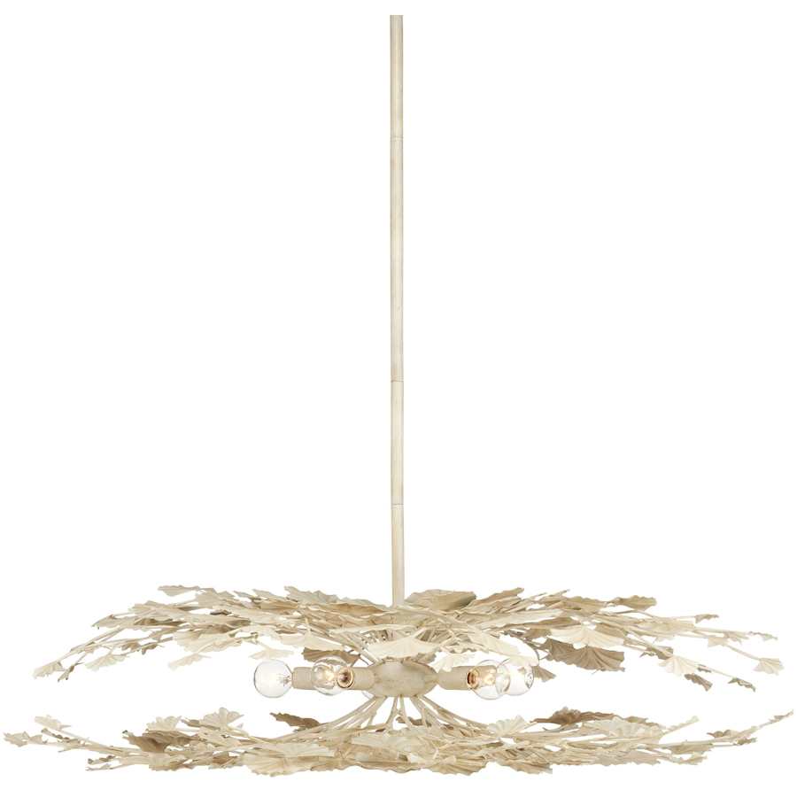 Maidenhair 5 Light 40" Wide Semi-flush Ceiling Fixture