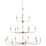 Nottaway 18 Light 60" Wide Wrought Iron Candle Style Chandelier