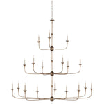 Nottaway 18 Light 60" Wide Wrought Iron Candle Style Chandelier