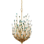 Delphos 6 Light 20" Wide Wrought Iron Pendant