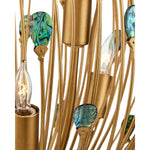 Delphos 6 Light 20" Wide Wrought Iron Pendant