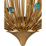 Delphos 6 Light 20" Wide Wrought Iron Pendant