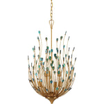 Delphos 6 Light 20" Wide Wrought Iron Pendant