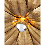 Alithea 5 Light 45" Wide Semi-Flush Ceiling Fixture with Floral Shades