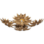 Alithea 5 Light 45" Wide Semi-Flush Ceiling Fixture with Floral Shades