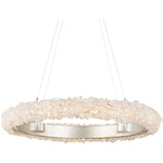 Iconoclast 32" Wide LED Crystal Ring Chandelier
