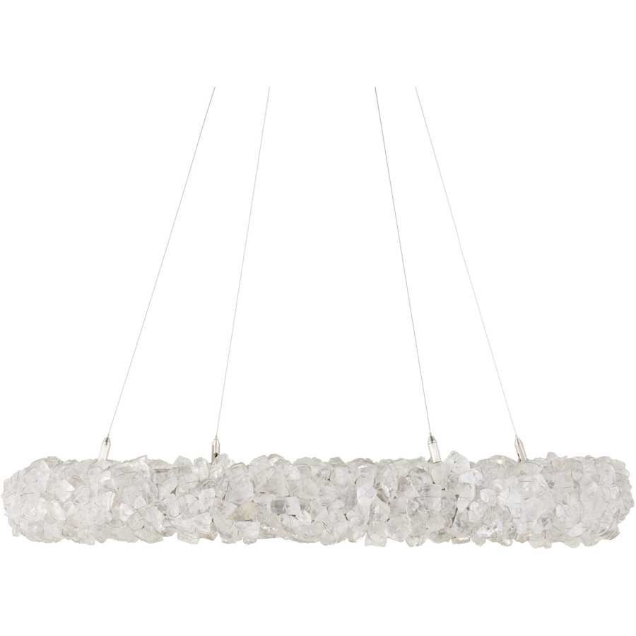 Iconoclast 32" Wide LED Crystal Ring Chandelier