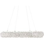 Iconoclast 32" Wide LED Crystal Ring Chandelier