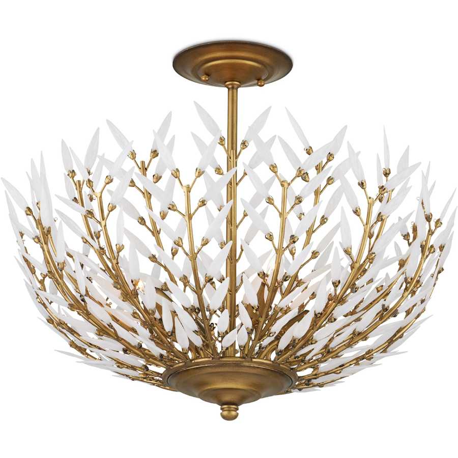 Magnum Opus 4 Light 23" Wide Semi-Flush Bowl Ceiling Fixture