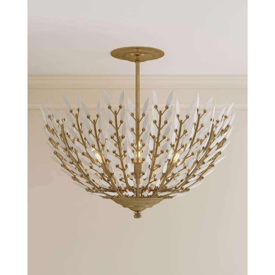 Magnum Opus 4 Light 23" Wide Semi-Flush Bowl Ceiling Fixture