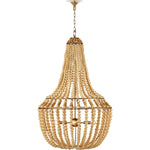 Penelope 6 Light 27" Wide Beaded Empire Chandelier