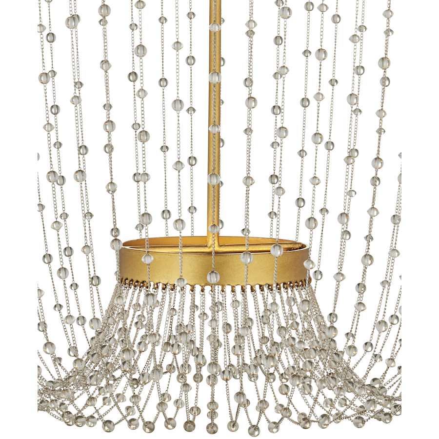 Mademoiselle 28" Wide Beaded Empire Chandelier