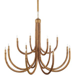 Samsara 12 Light 48" Wide Taper Candle Style Chandelier