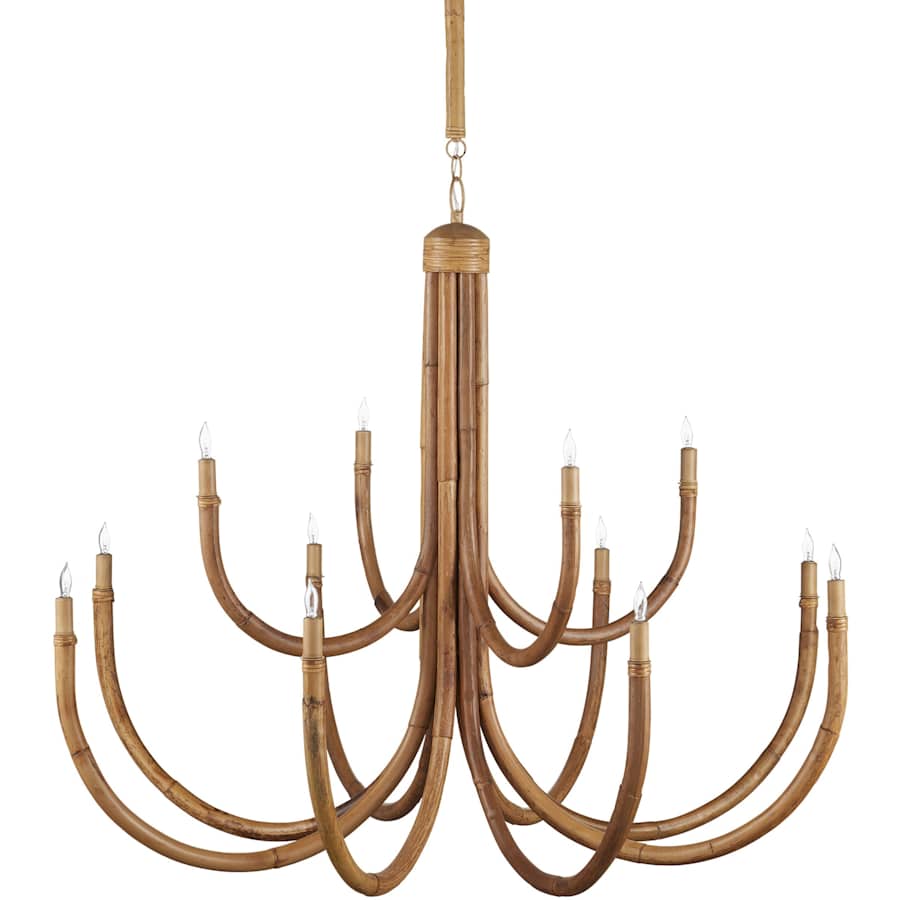 Samsara 12 Light 48" Wide Taper Candle Style Chandelier