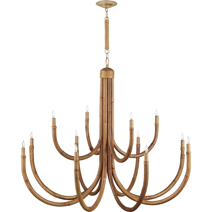 Samsara 12 Light 48" Wide Taper Candle Style Chandelier