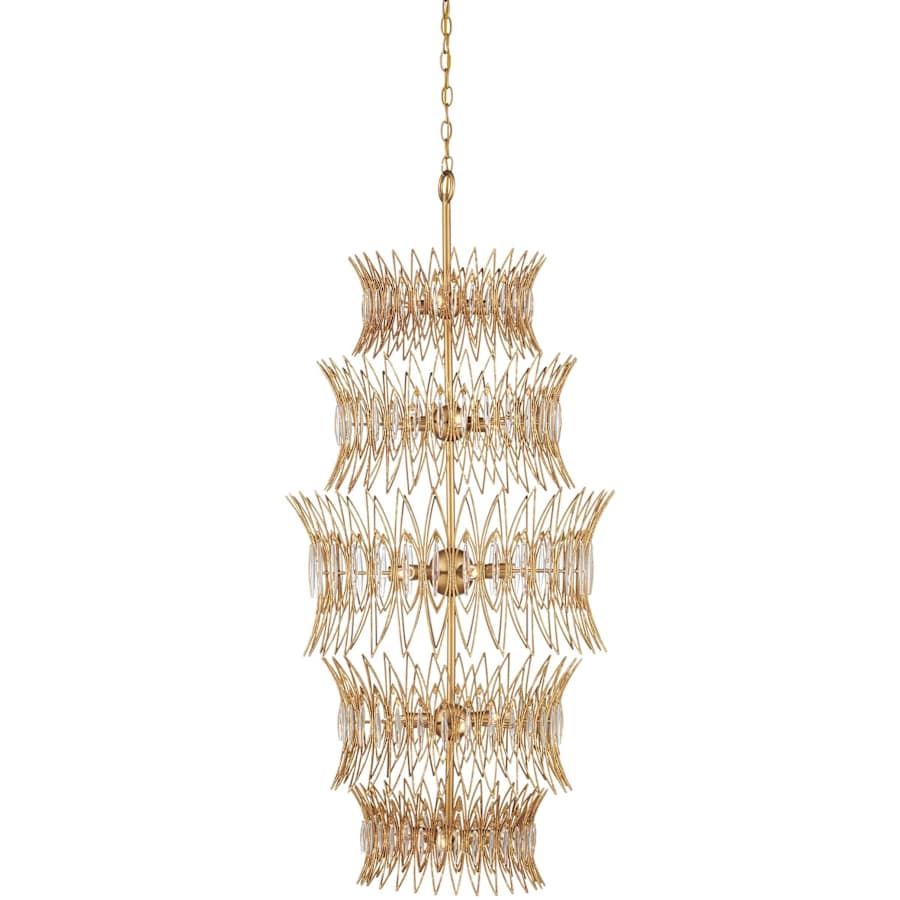 Marquise 18 Light 24" Wide Wrought Iron Chandelier