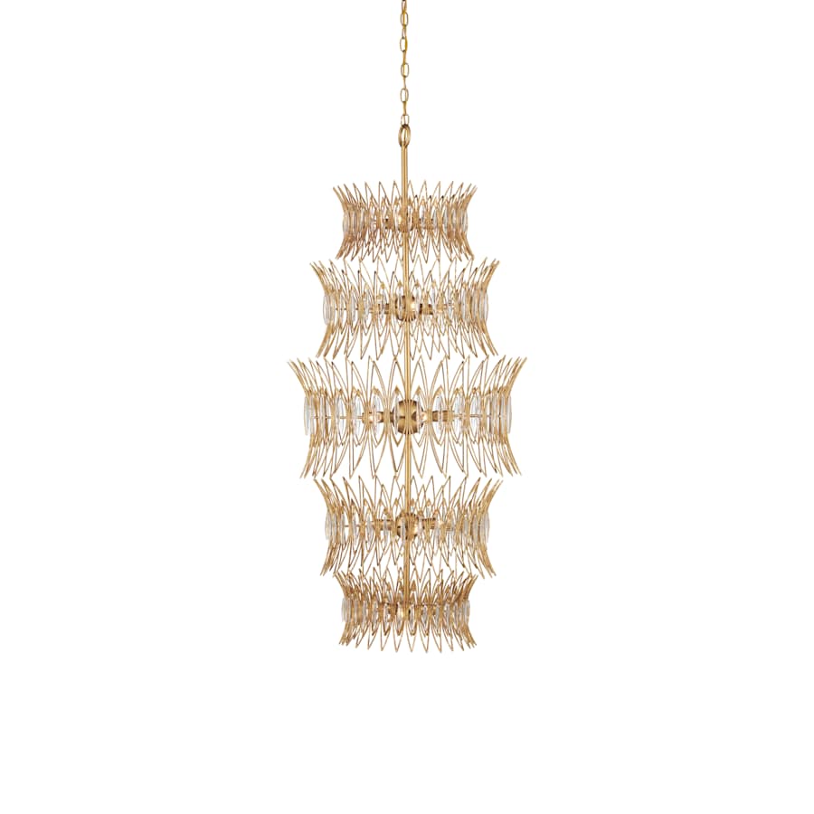 Marquise 18 Light 24" Wide Wrought Iron Chandelier