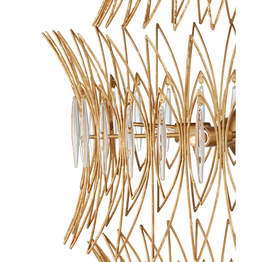 Marquise 18 Light 24" Wide Wrought Iron Chandelier