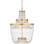 Mademoiselle 22" Wide Beaded Empire Chandelier