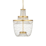 Mademoiselle 22" Wide Beaded Empire Chandelier