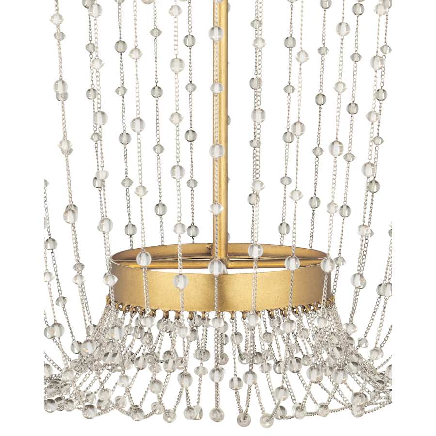 Mademoiselle 22" Wide Beaded Empire Chandelier