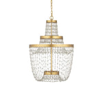 Mademoiselle 22" Wide Beaded Empire Chandelier