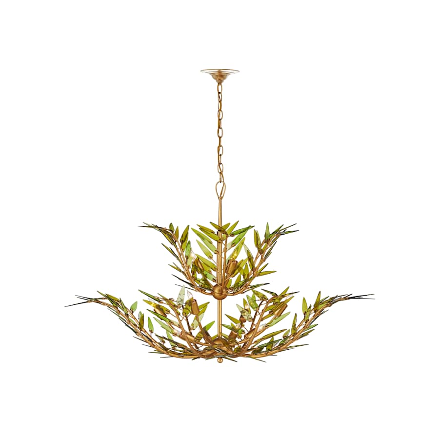 Babylon 11 Light 47" Wide Wrought Iron Chandelier