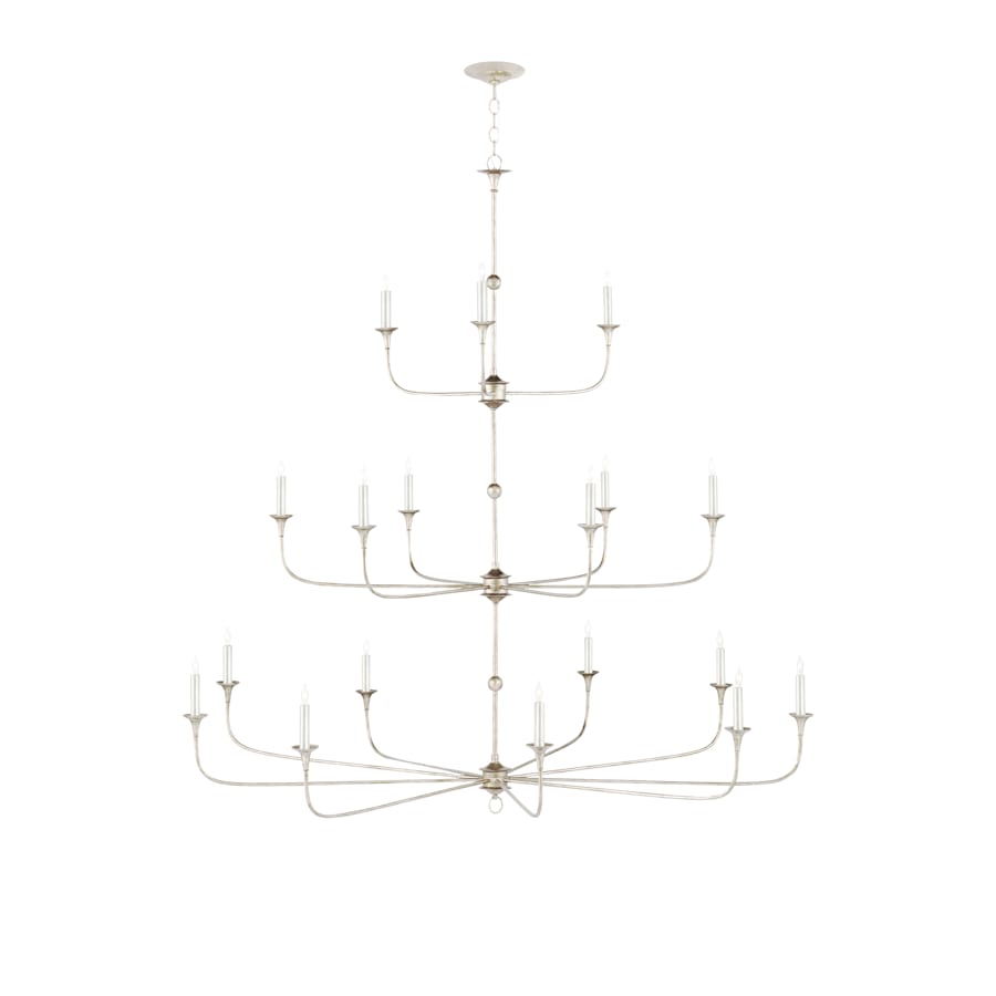 Nottaway 18 Light 60" Wide Wrought Iron Candle Style Chandelier