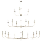 Nottaway 18 Light 60" Wide Wrought Iron Candle Style Chandelier