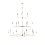 Nottaway 18 Light 60" Wide Wrought Iron Candle Style Chandelier